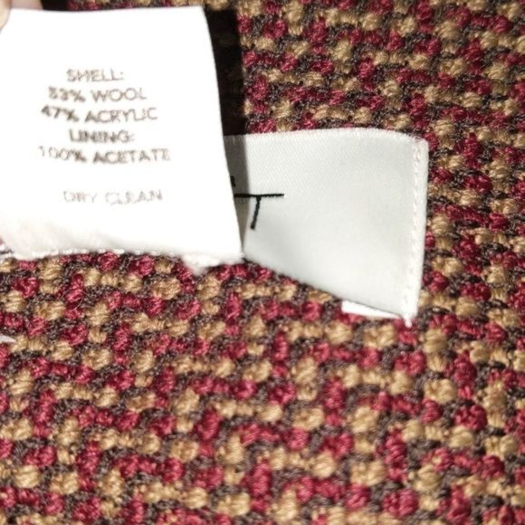 Ann Taylor Loft Tweed Wool Blend Skirt 2 - Picture 5 of 6